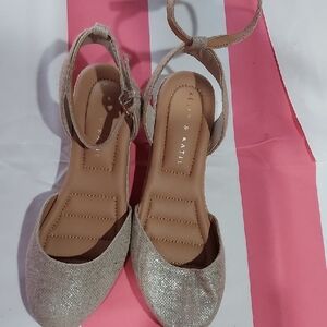 Kelly & Katie Women's Sparkling Heels - Silver